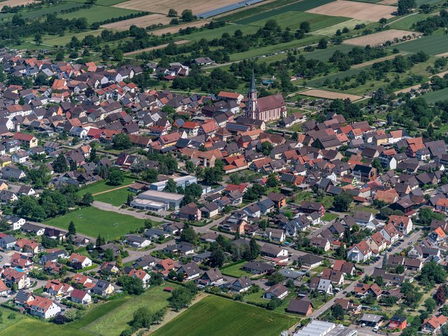 Luftbild von Kappel-Grafenhausen