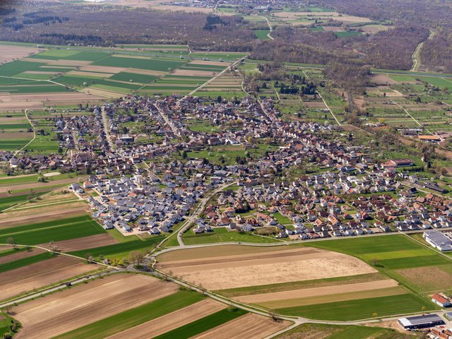 Luftaufnahme von Rheinhausen